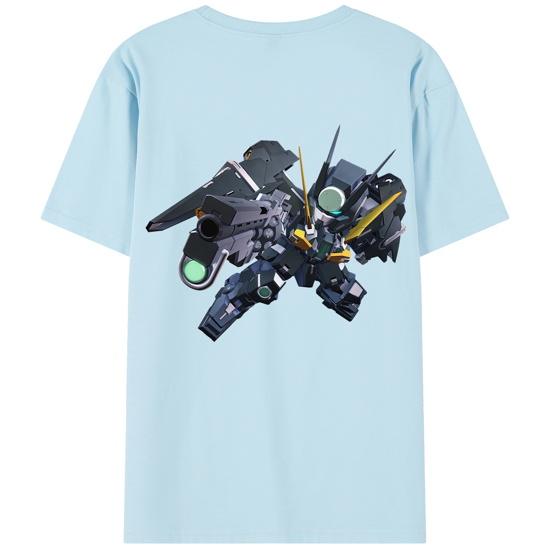 （画像用） 機動戦士ガンダム Mobile Suit Gundam 綿100％半袖Tシャツ（背面プリント）